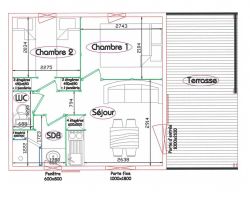 Plan Chalet 4 Pers